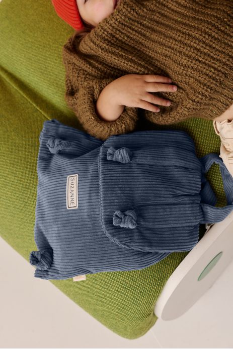 mochila para bebé en terciopelo personalizable