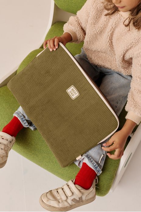 funda bolsa para ordenador en terciopelo personalizable