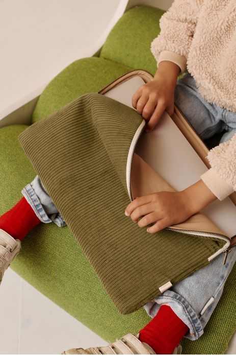 funda bolsa para ordenador en terciopelo personalizable