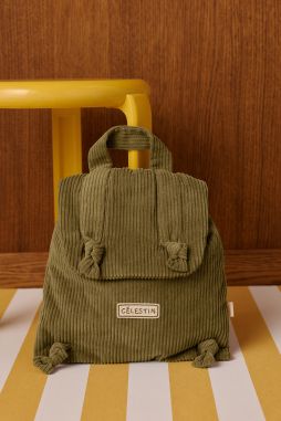 mochila de bebé de terciopelo personalizable