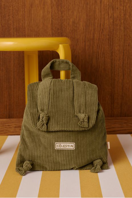 mochila de bebé de terciopelo personalizable