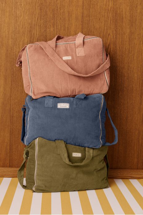 maleta grande con cremallera de terciopelo personalizable