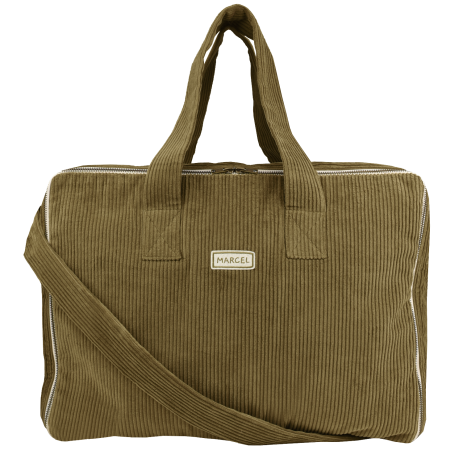 large zippered suitcase in customizable velvet