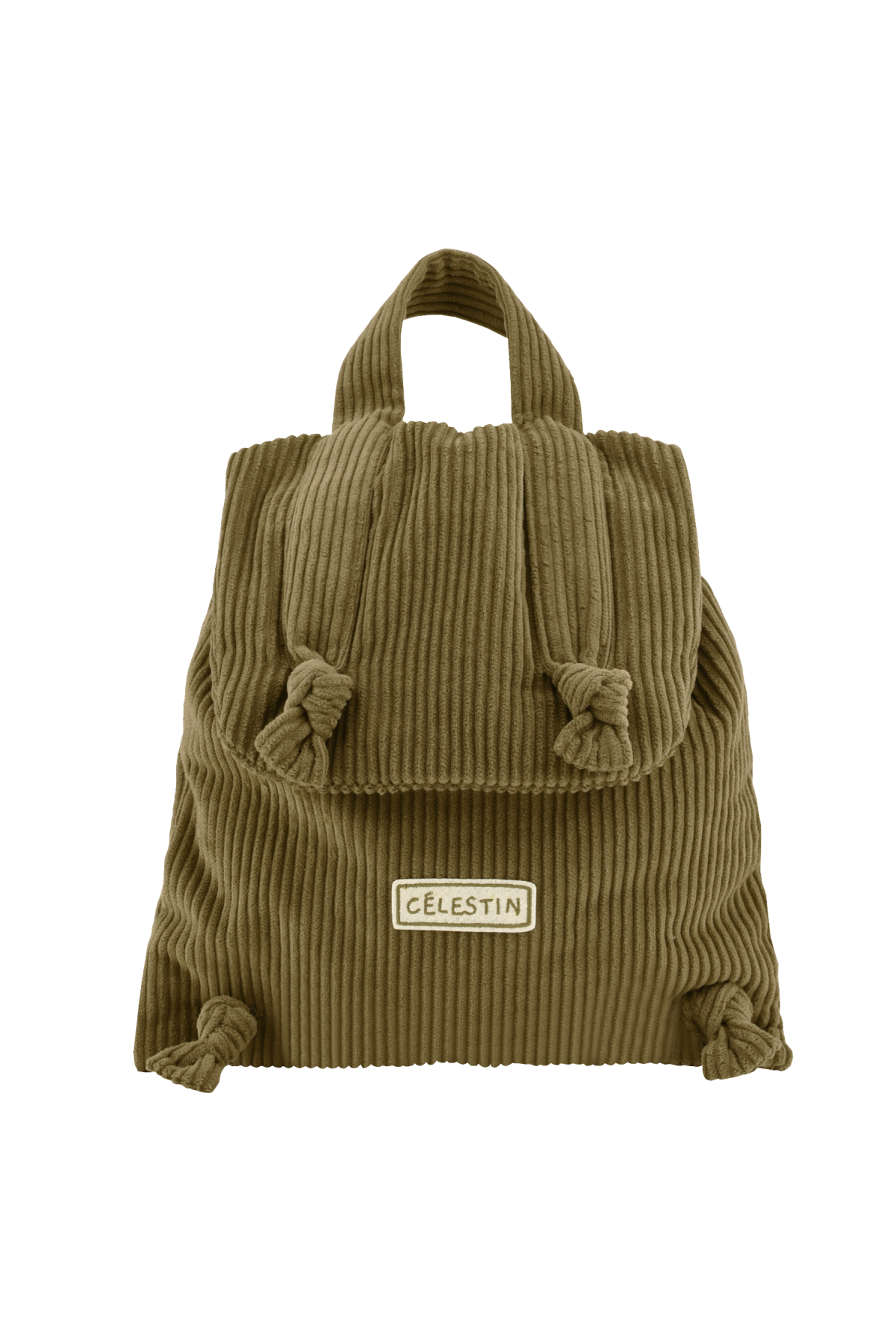 baby backpack in customizable velvet