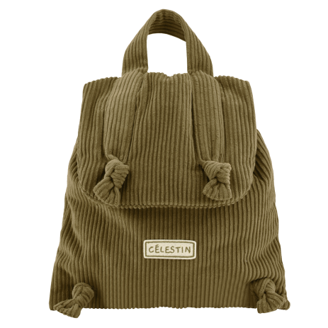 baby backpack in customizable velvet