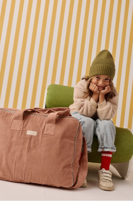 maleta grande con cremallera de terciopelo personalizable