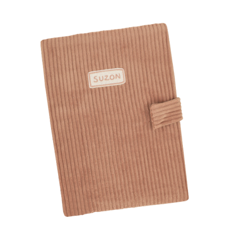 funda para cartilla de salud en terciopelo personalizable