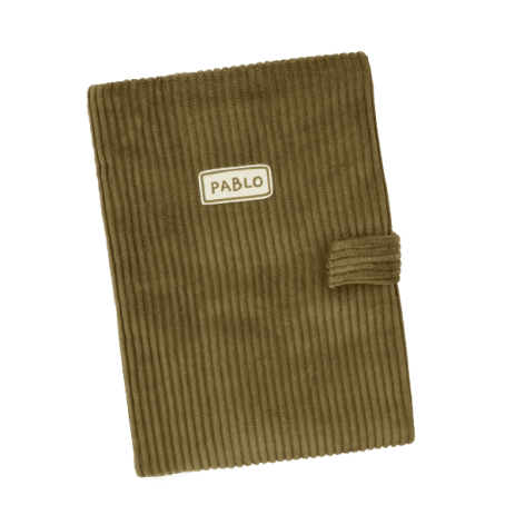 funda para cartilla de salud en terciopelo personalizable