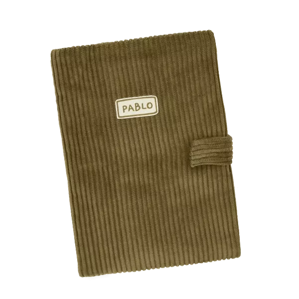 Barnabé le protège carnet de santé velours (Petit Picotin) - Image 1