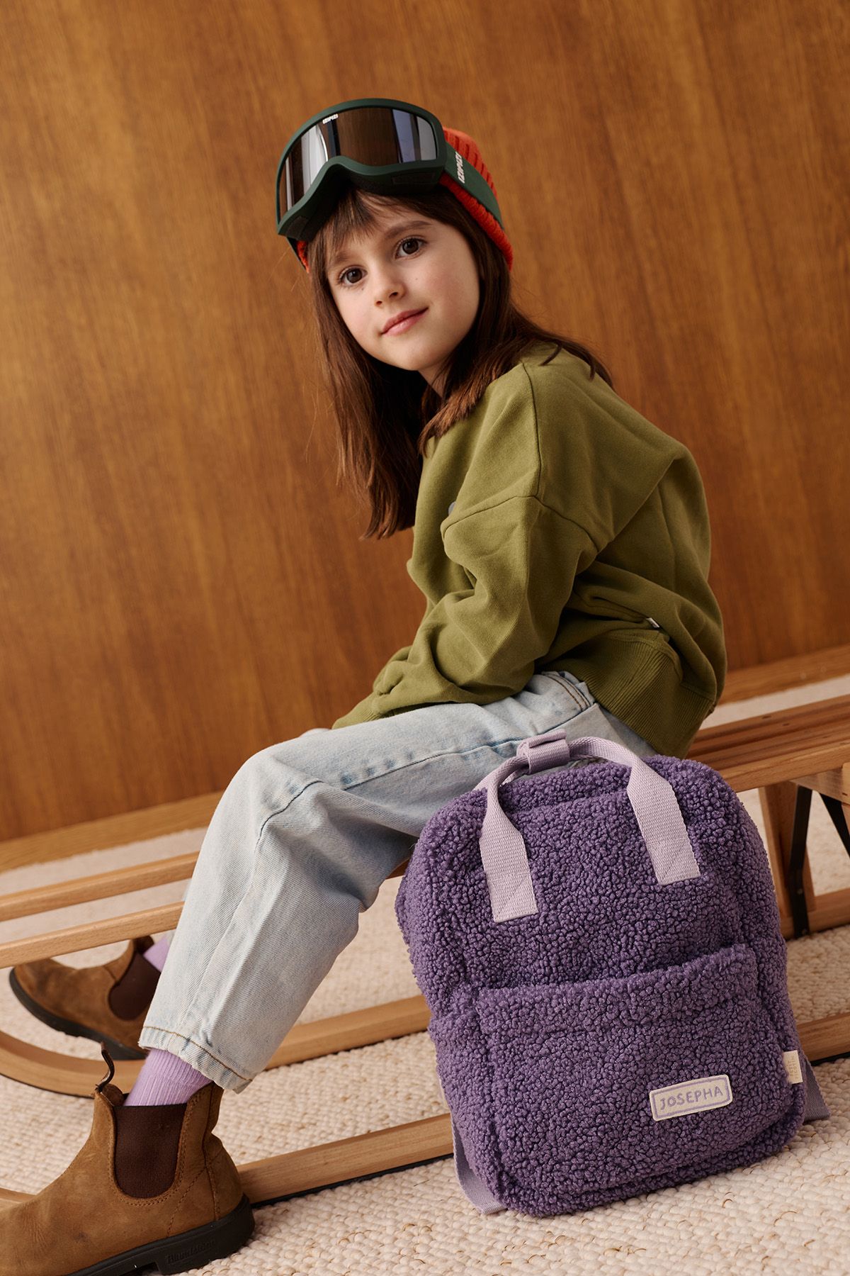 mochila infantil personalizable en moumoute muy suave