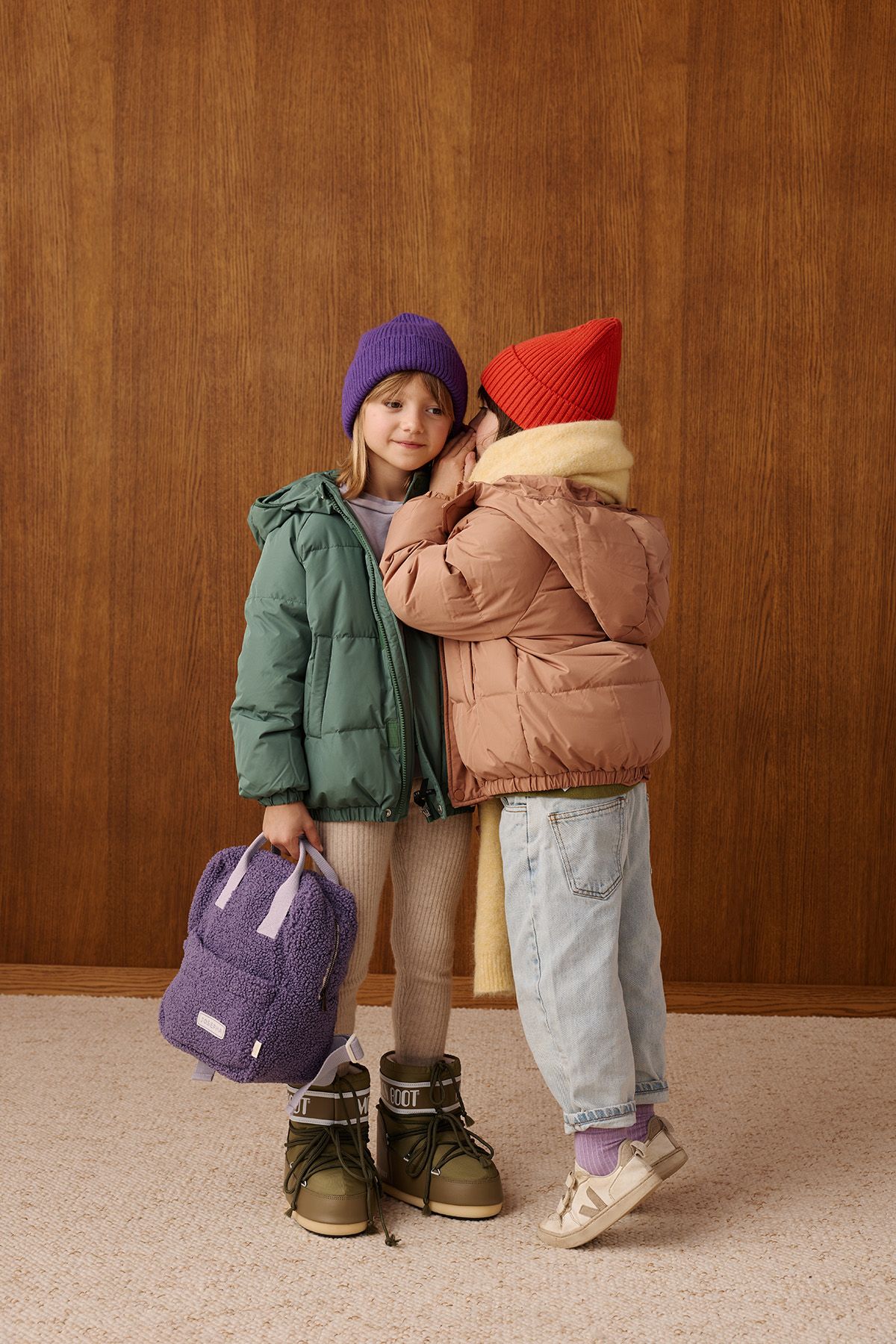 mochila infantil personalizable en moumoute muy suave
