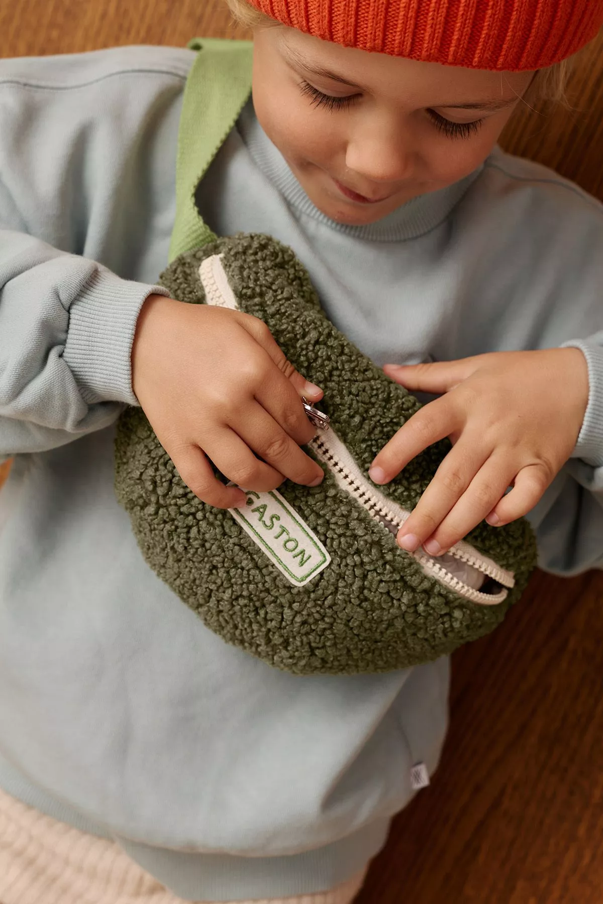 riñonera infantil personalizable en moumoute muy suave