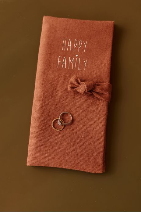 protector de libreta familiar personalizado en lino - idea de regalo de boda