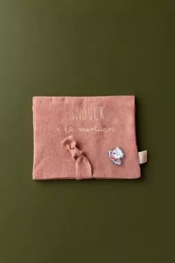 portamedallas de esquí personalizable en lino - idea de regalo original para niño