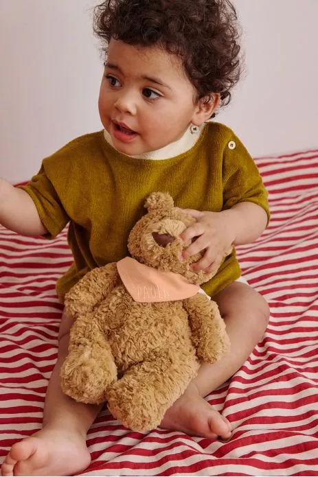 bonito pañuelo liso personalizable para peluche - muñeca