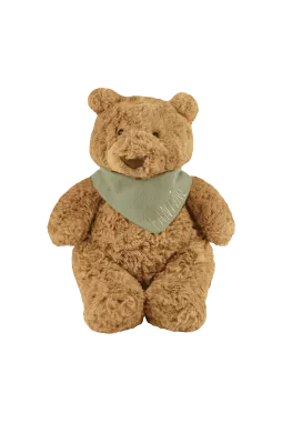 Muñeco de peluche oso muy suave con pañuelo personalizado