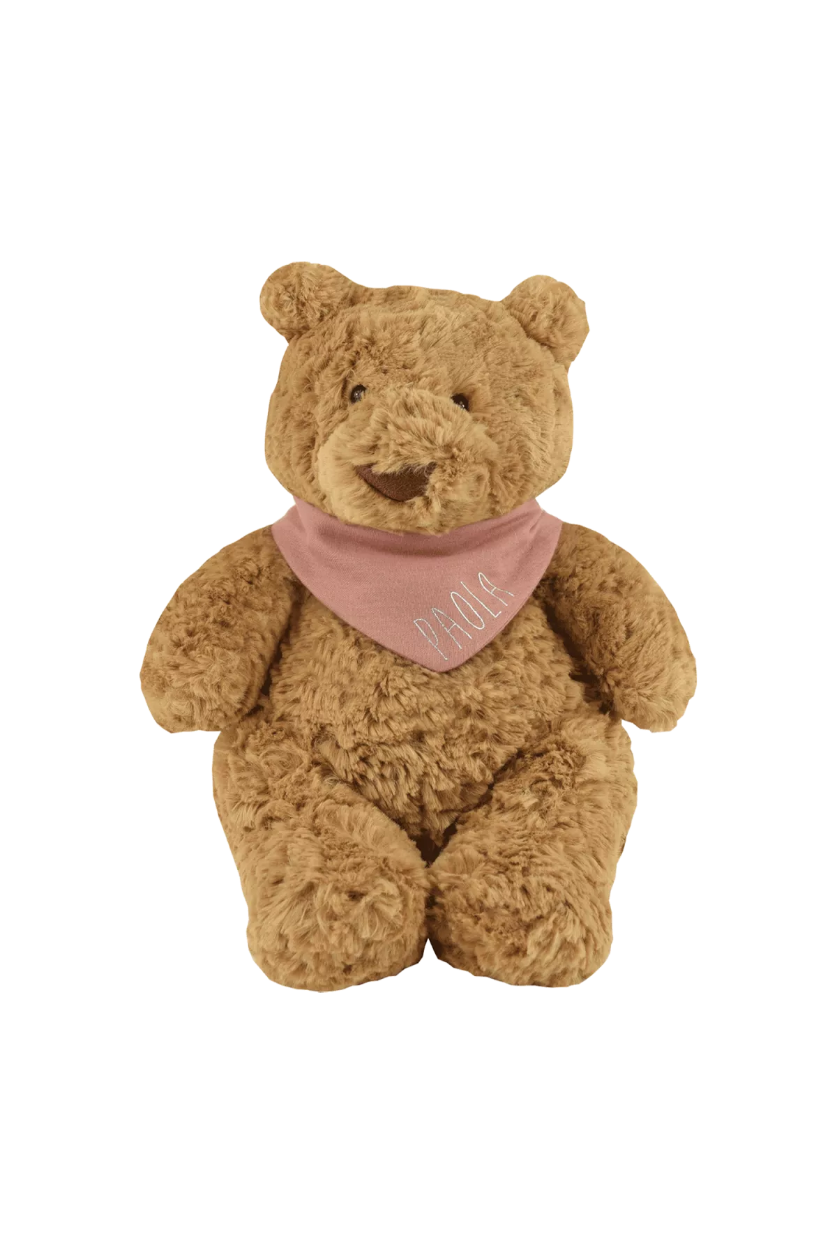 peluche oso muy suave con pañuelo personalizado