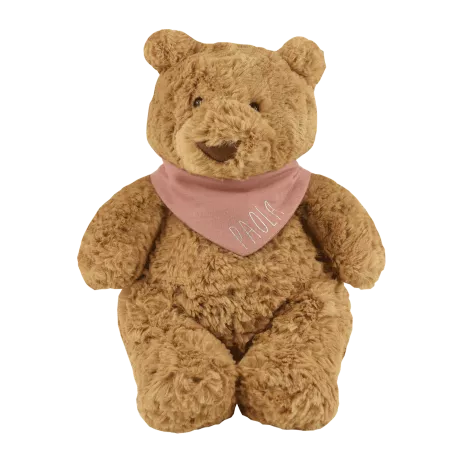 peluche oso muy suave con pañuelo personalizado