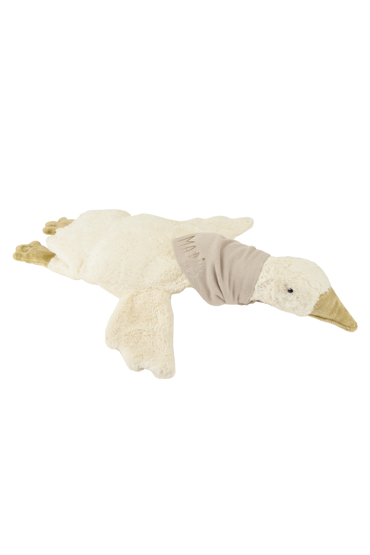 peluche pato botella de agua caliente con pañuelo personalizado