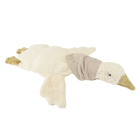 peluche pato botella de agua caliente con pañuelo personalizado