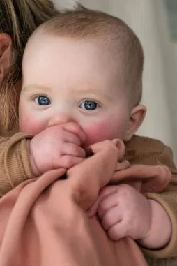 petit lange pour bébé en gaze de coton personnalisé