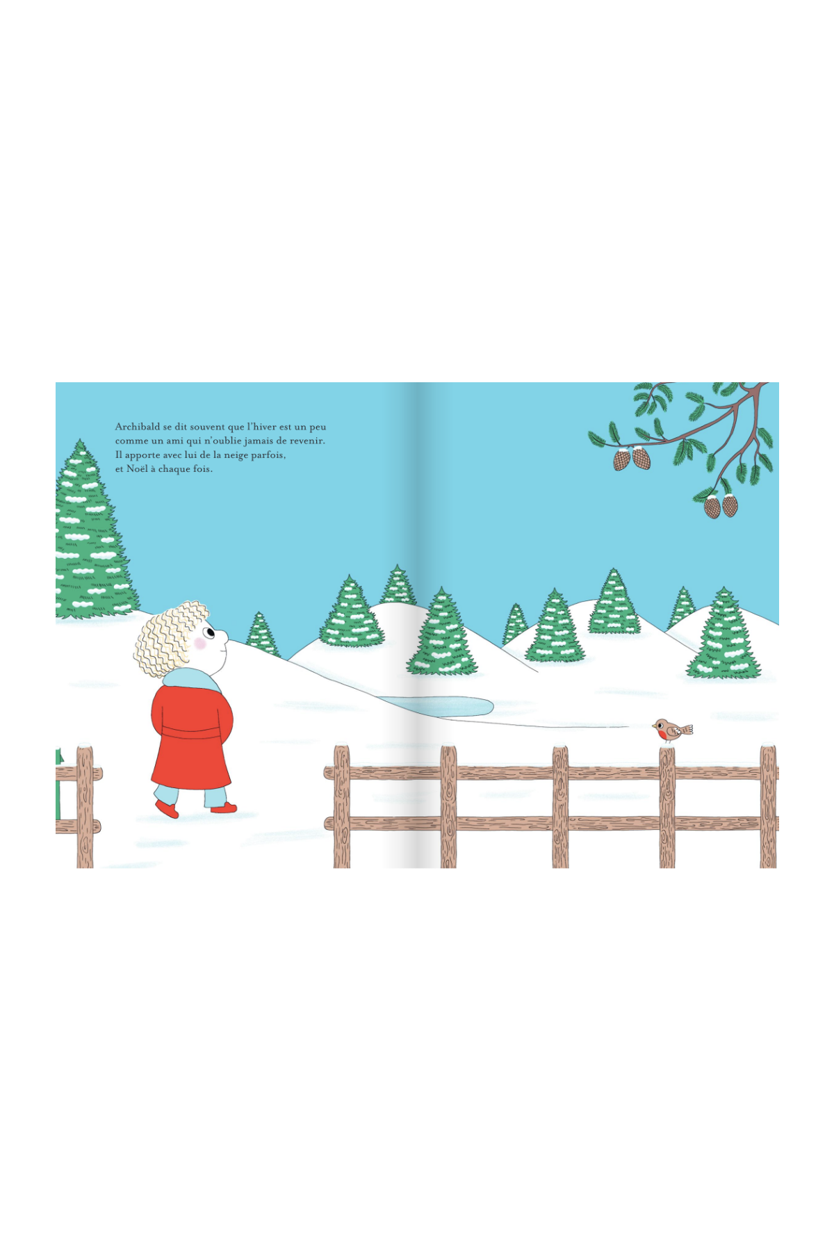 livre enfant cadeau noël - le noël d'archibald