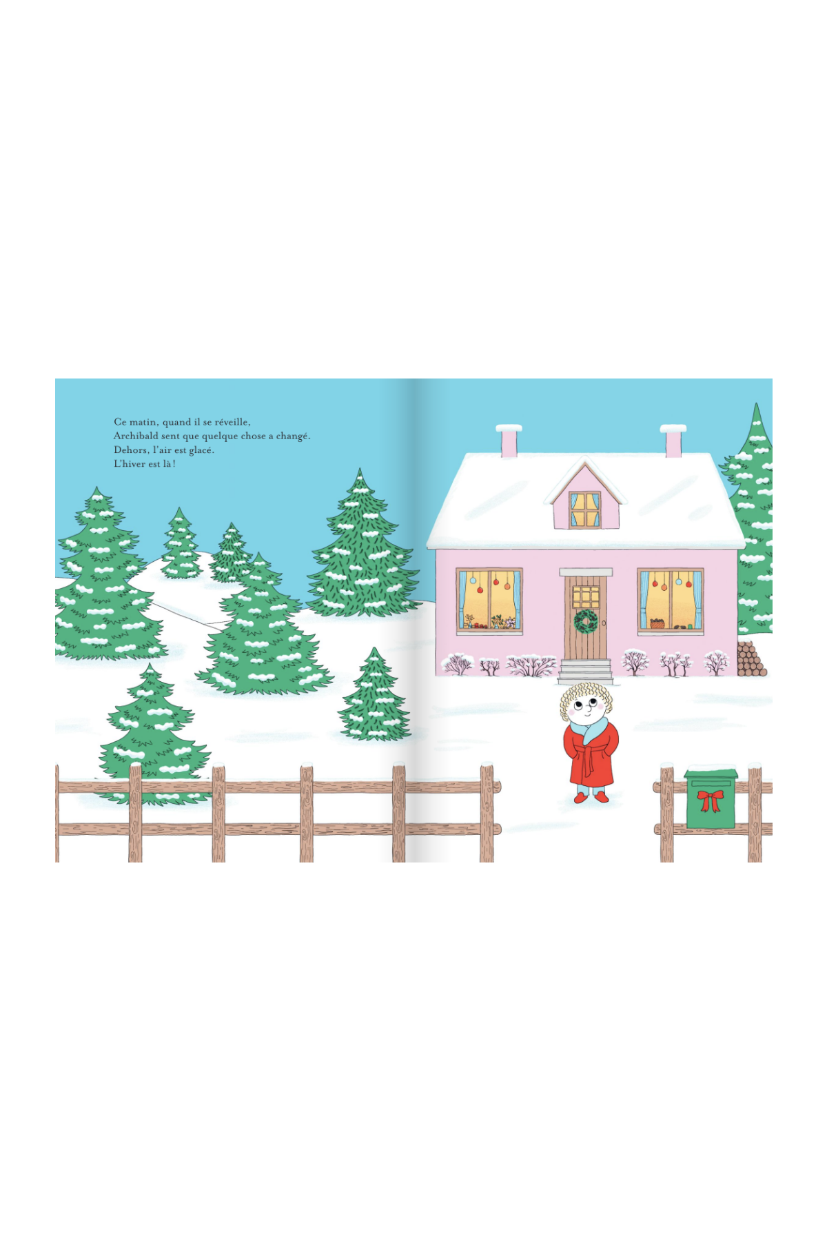 livre enfant cadeau noël - le noël d'archibald