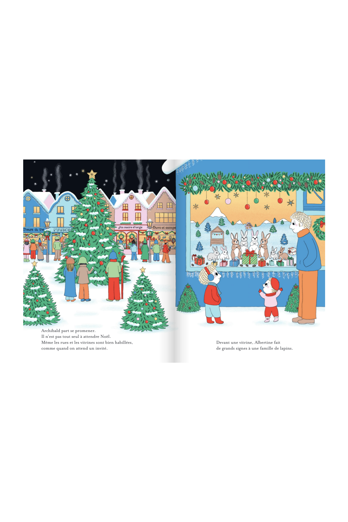 livre enfant cadeau noël - le noël d'archibald