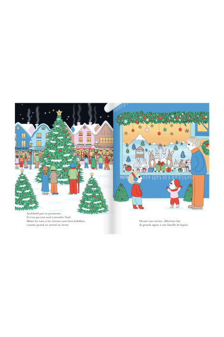livre enfant cadeau noël - le noël d'archibald