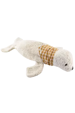 peluche foca bolsa de agua caliente con pañuelo personalizado