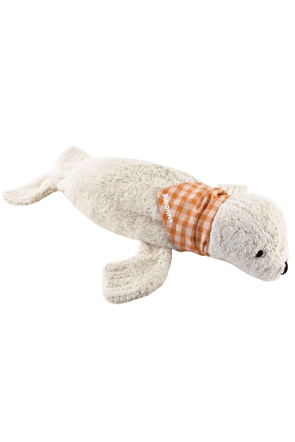 peluche foca bolsa de agua caliente con pañuelo personalizado