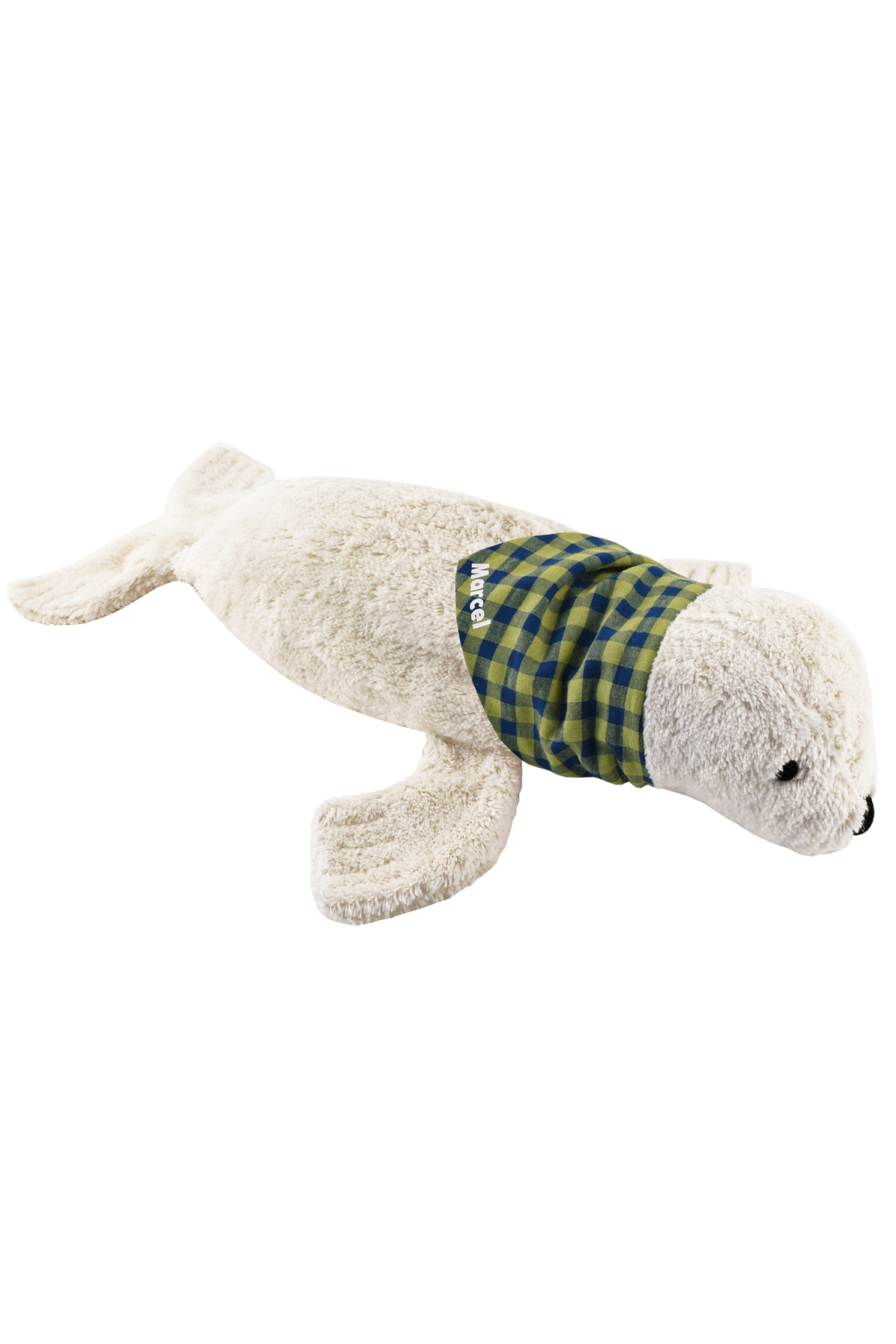 peluche foca bolsa de agua caliente con pañuelo personalizado