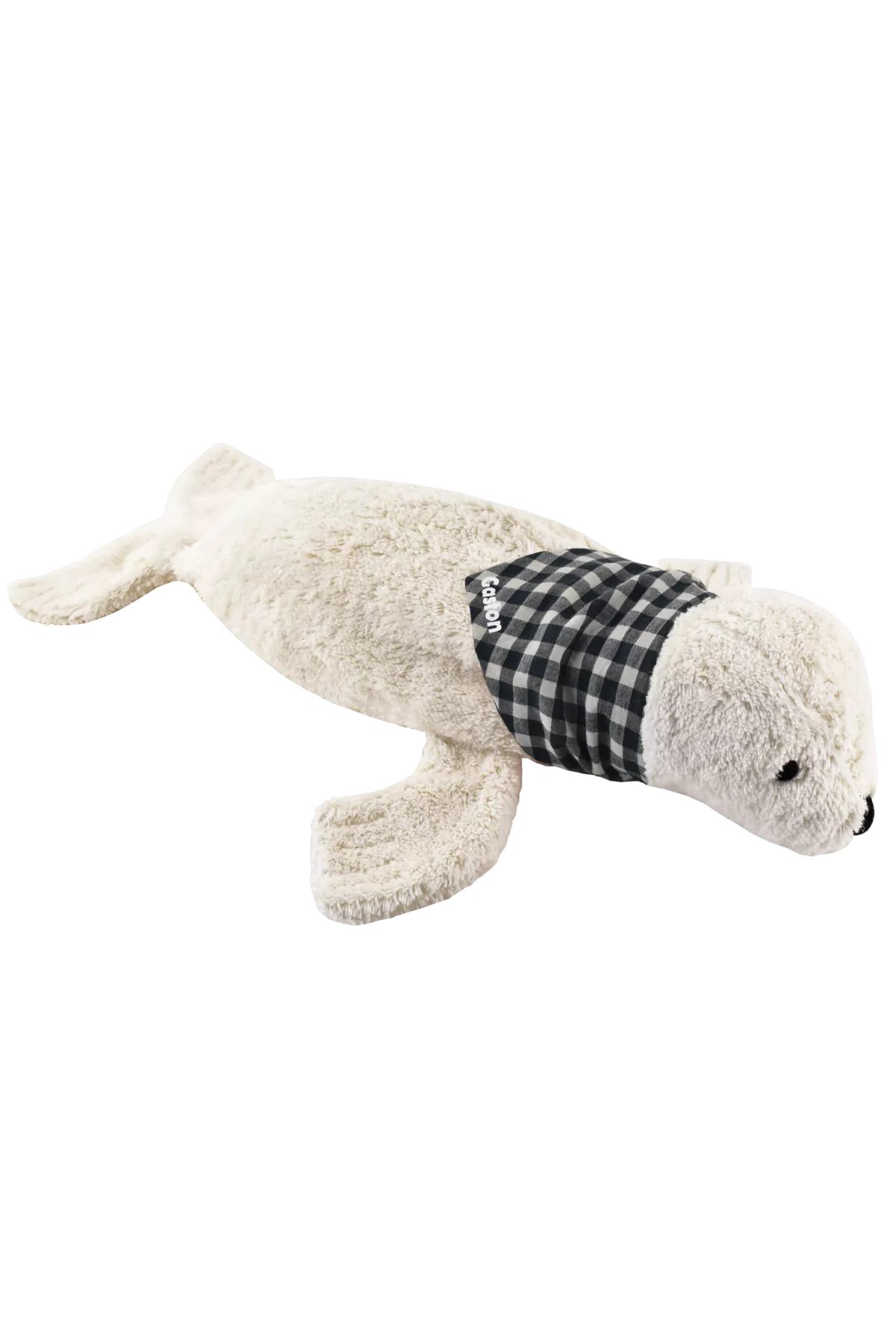 peluche foca bolsa de agua caliente con pañuelo personalizado