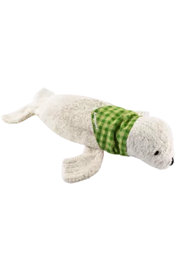 peluche foca bolsa de agua caliente con pañuelo personalizado
