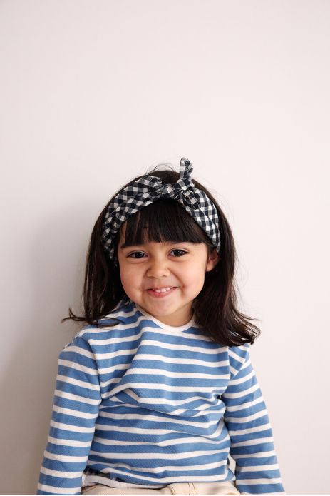 small vichy cotton scarf baby child adult