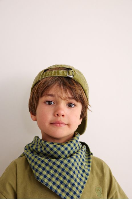 small vichy cotton scarf baby child adult