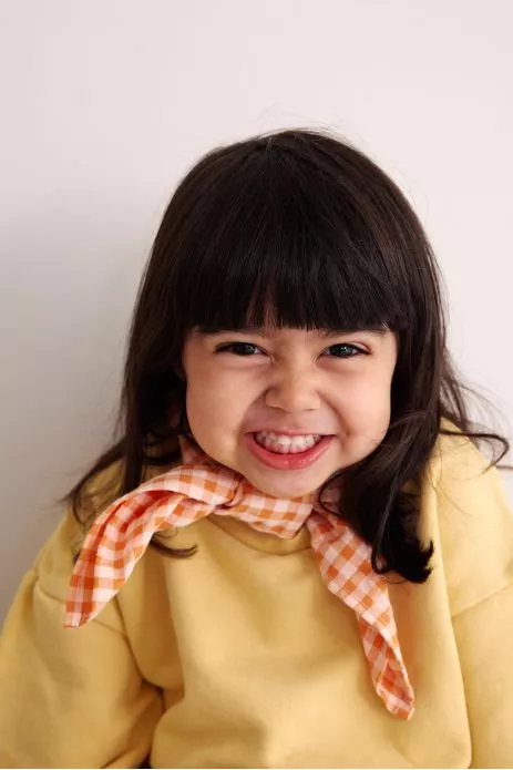 Pequeño pañuelo de cuadros vichy de algodón para bebés, niños y adultos