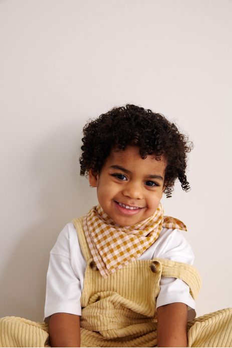 small vichy cotton scarf baby child adult