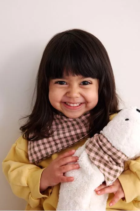 peluche foca bolsa de agua caliente con pañuelo personalizado