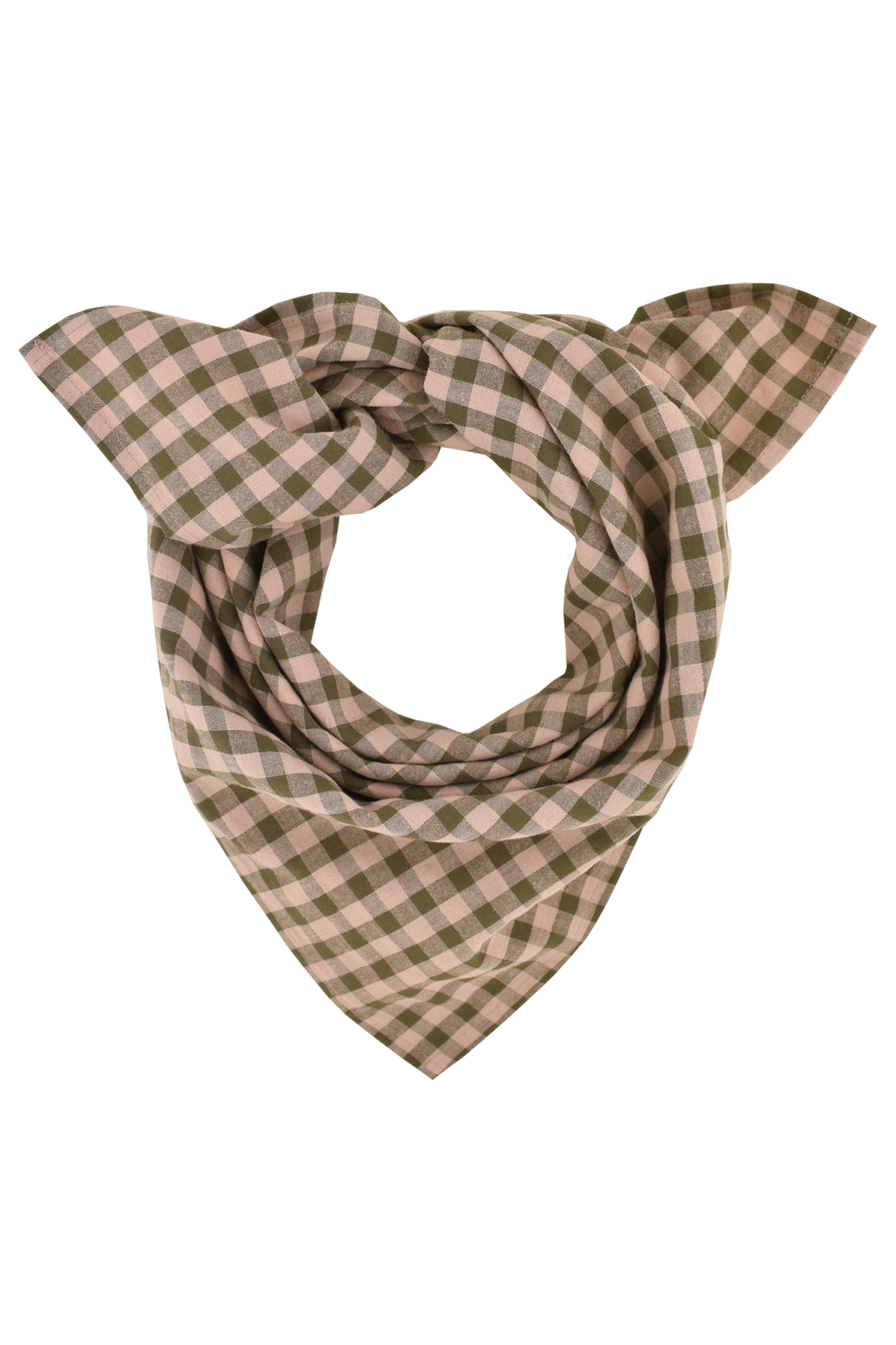 small vichy cotton scarf baby child adult