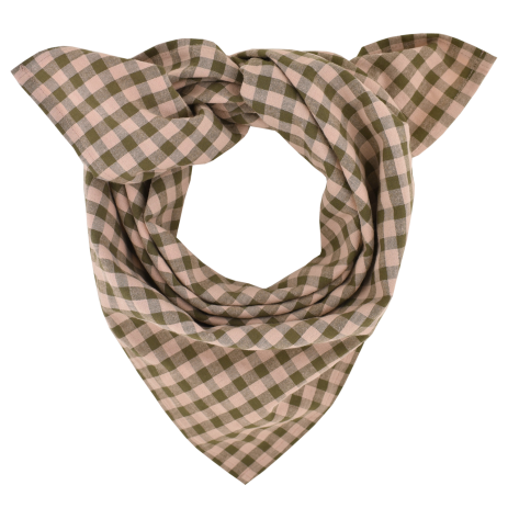 small vichy cotton scarf baby child adult