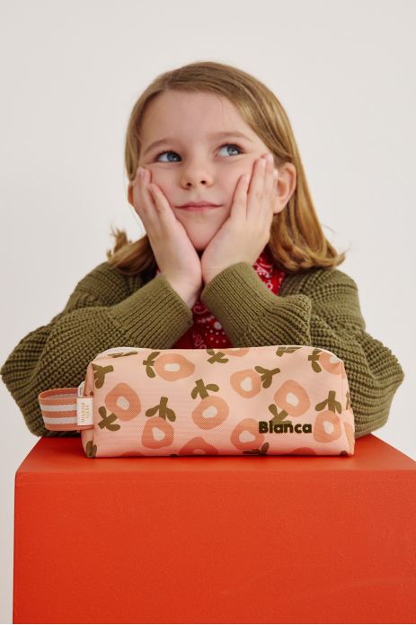 estuche de lápices infantil personalizable con compartimentos y motivos