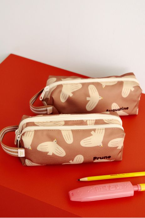 estuche de lápices infantil personalizable con compartimentos y con motivos