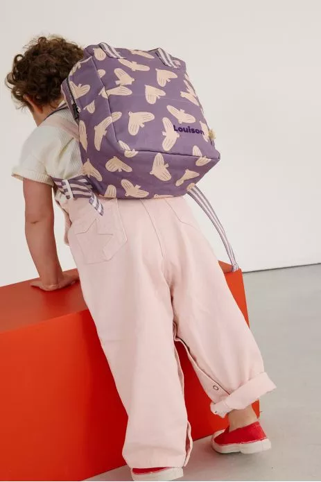 personalized children's backpack with beautiful and graphic patterns