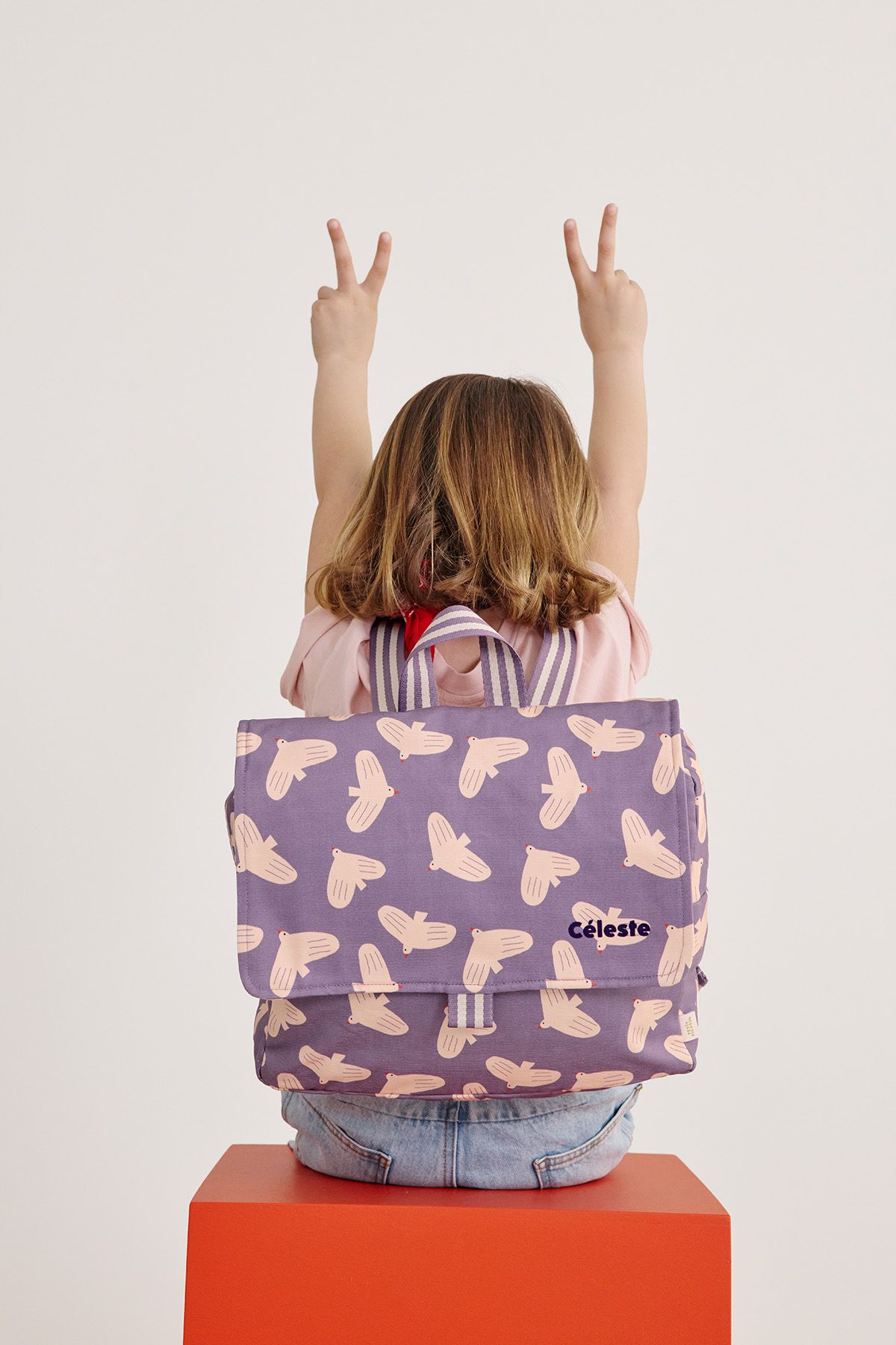 personalized preschool backpack for kids with cute patterns