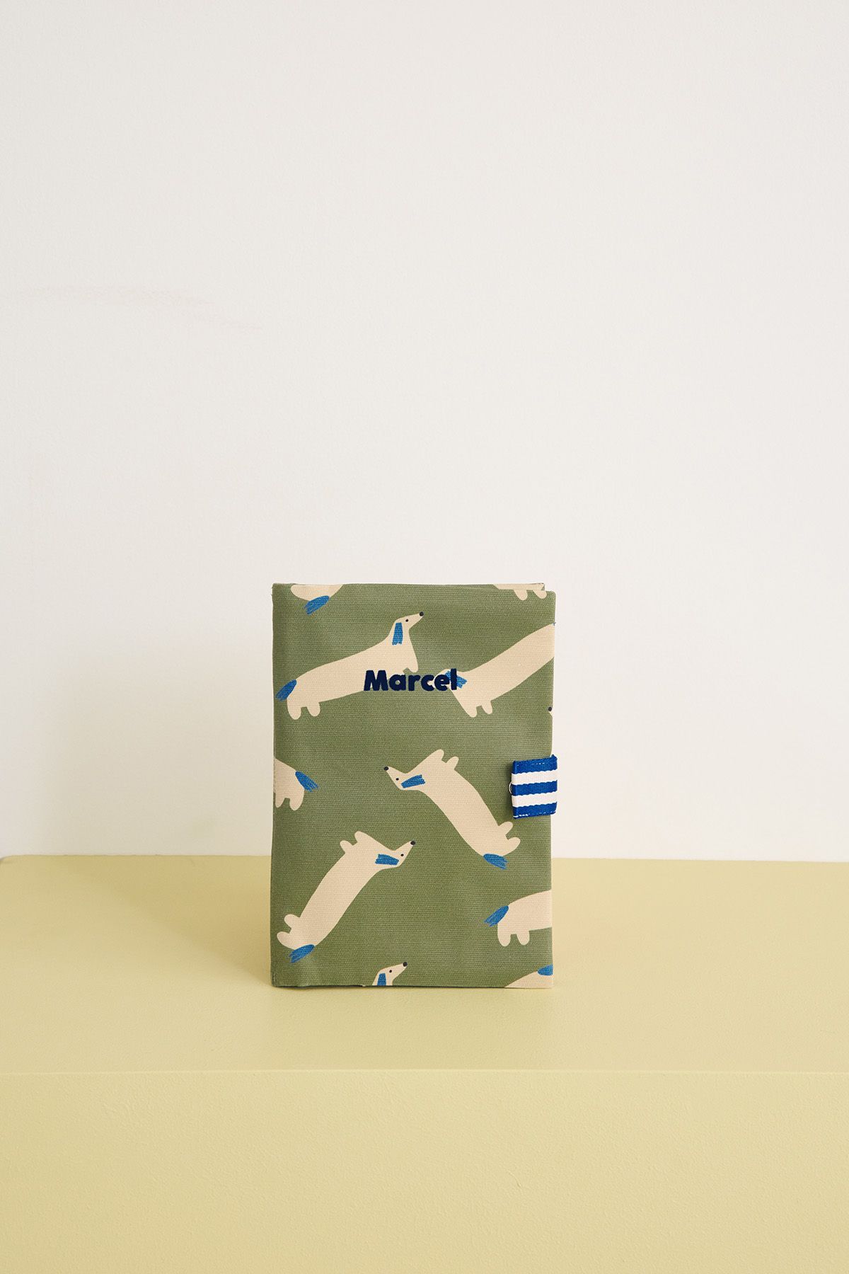personalized baby health record book cover with patterns