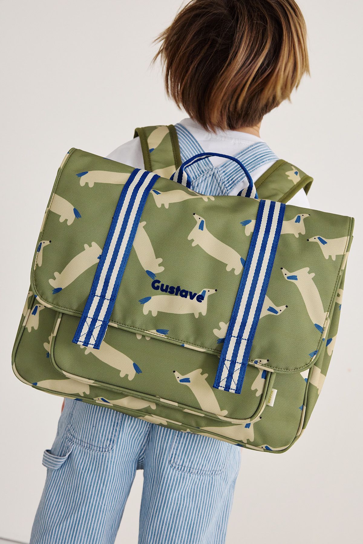 personalizable primary school satchel for children
