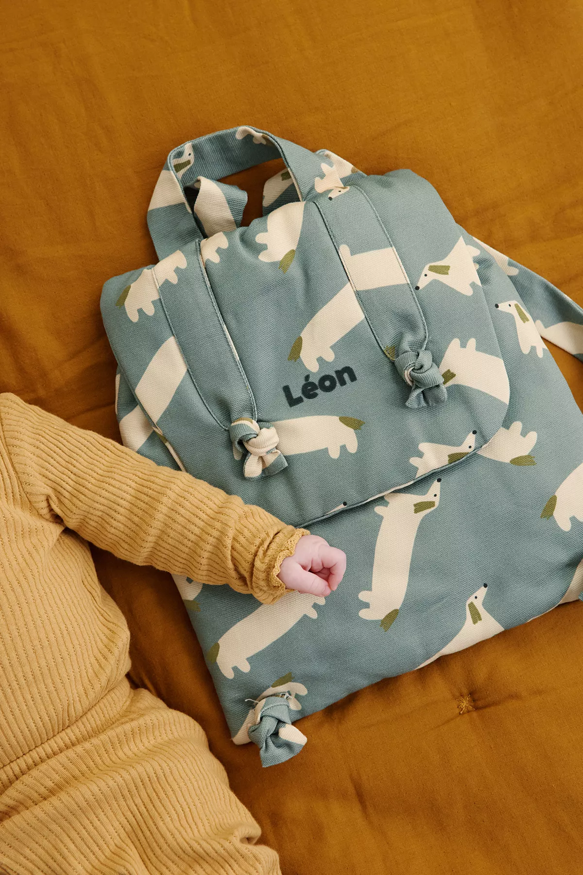 mochila de bebé personalizada con motivos