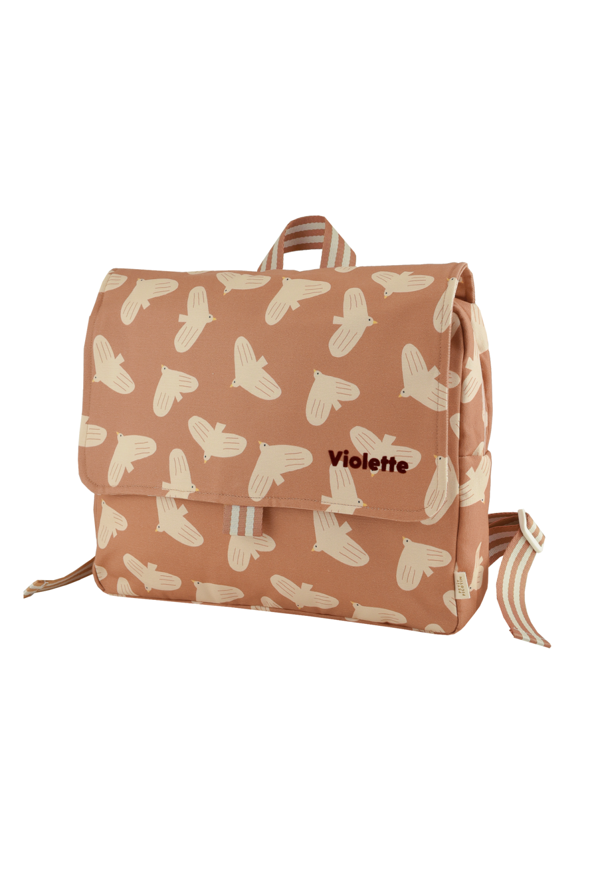 personalized preschool backpack for children with pretty patterns