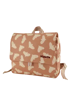 personalized preschool backpack for children with pretty patterns